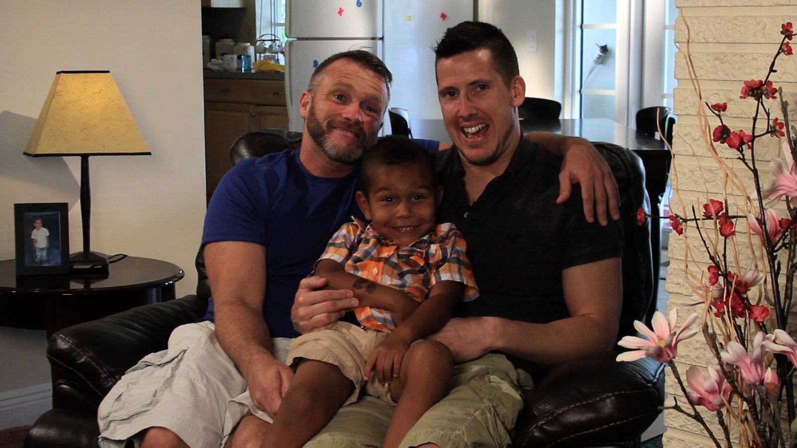 John, Frank, and Zachary โ captured in a moment of pure joy.